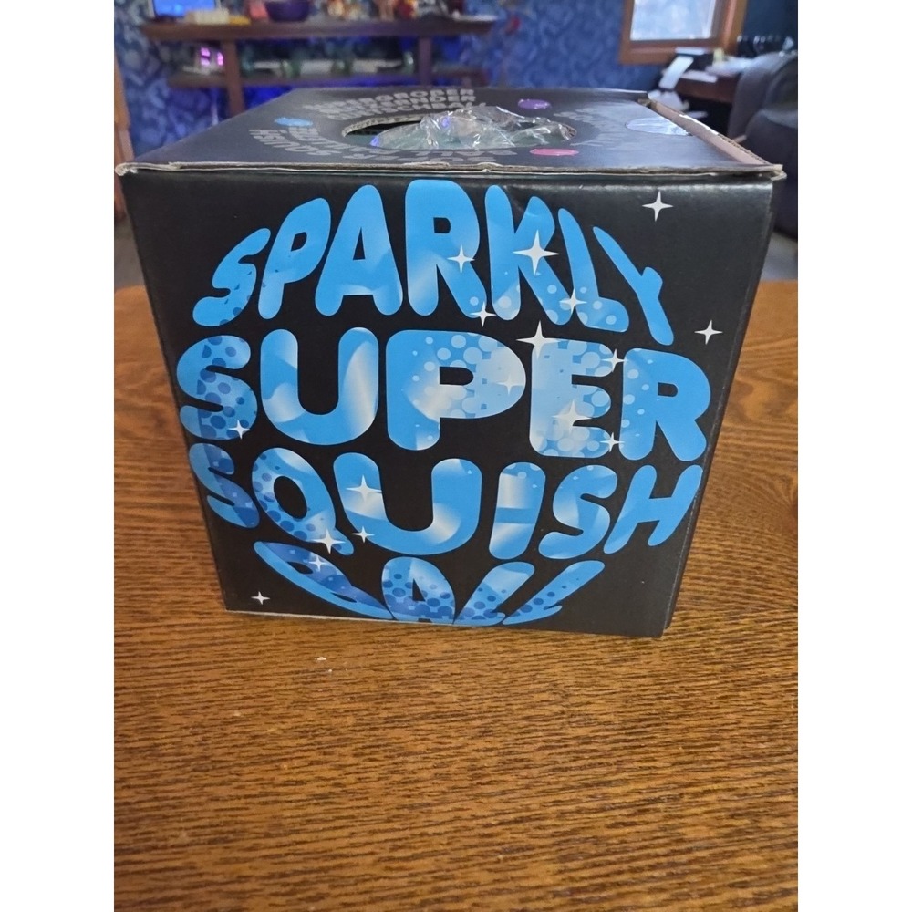 Scrunchems Sparkly Super‎ Squish Ball Blue One for Fun